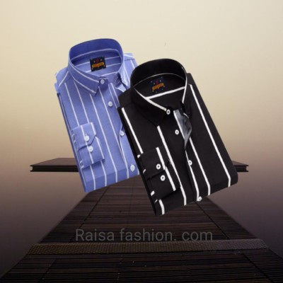 2 Pcs full sleeve check shirt
