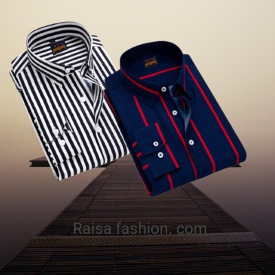 2 Pcs full sleeve check shirt