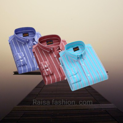 3 Pcs full sleeve check shirt