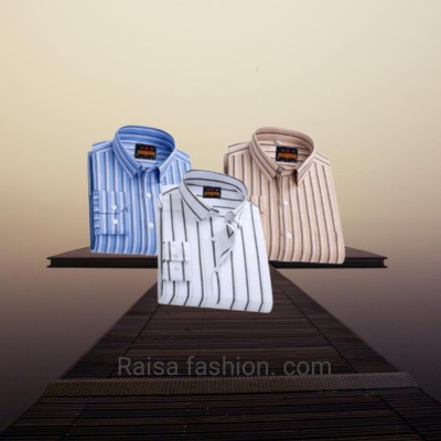 3 Pcs full sleeve check shirt