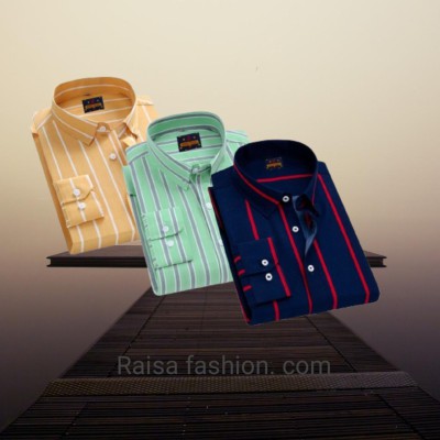 3 Pcs full sleeve check shirt