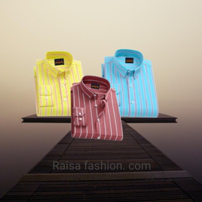 3 Pcs full sleeve check shirt