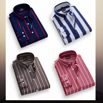 4 Pcs full sleeve check shirt