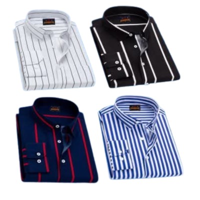 4 Pcs full sleeve check shirt