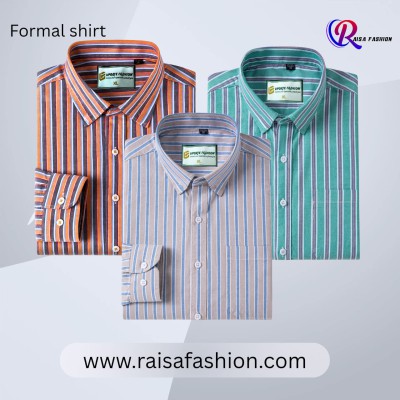 3 PCS Long Sleeve Stripe Shirt