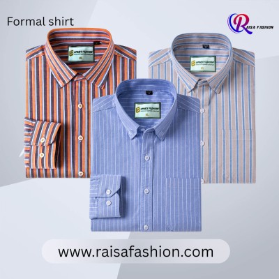 3 PCS Long Sleeve Stripe Shirt
