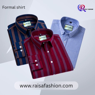 3 PCS Long Sleeve Stripe Shirt