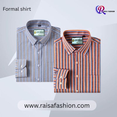 2 PCS Long Sleeve Stripe Shirt