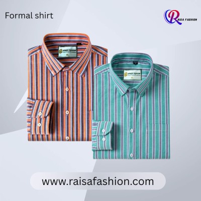 2 PCS Long Sleeve Stripe Shirt