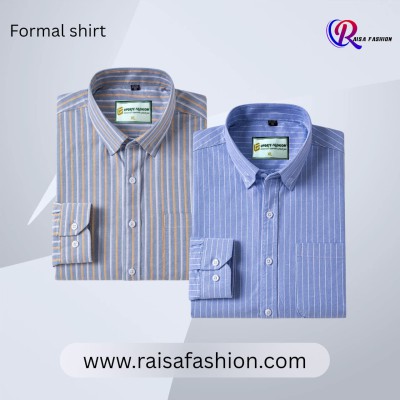 2 PCS Long Sleeve Stripe Shirt