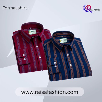 2 PCS Long Sleeve Stripe Shirt