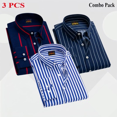 3 Pcs full sleeve check shirt