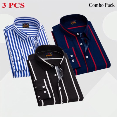 3 Pcs full sleeve check shirt