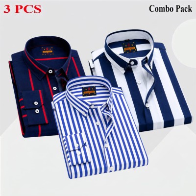 3 Pcs full sleeve check shirt