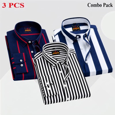 3 Pcs full sleeve check shirt