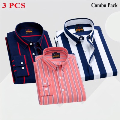 3 Pcs full sleeve check shirt
