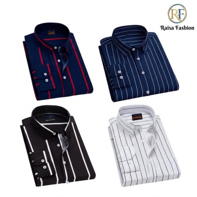 4Pcs full sleeve check shirt