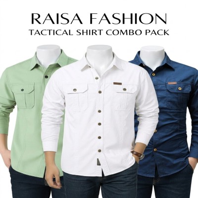 Long sleeve double pocket shirt