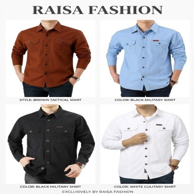 Long sleeve double pocket shirt