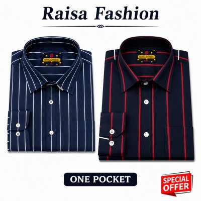 2 Pcs full sleeve check shirt
