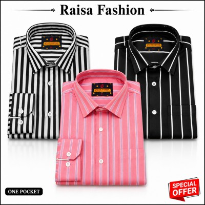 3 Pcs full sleeve check shirt