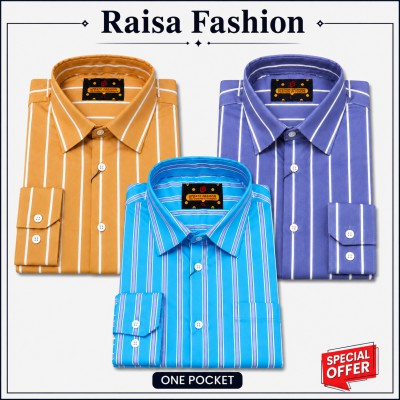 3 Pcs full sleeve check shirt