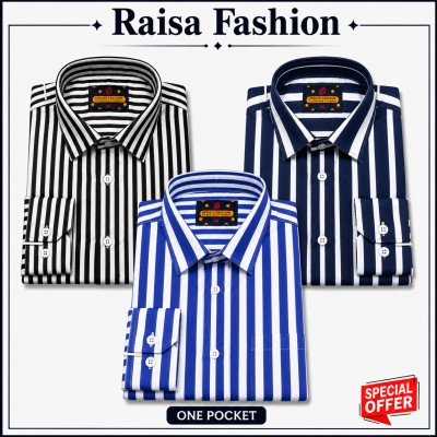 3 Pcs full sleeve check shirt