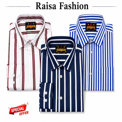 3 Pcs full sleeve check shirt