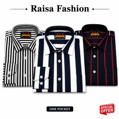 3Pcs full sleeve check shirt