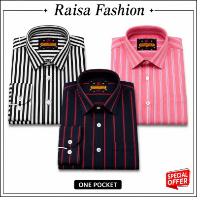 3 Pcs full sleeve check shirt