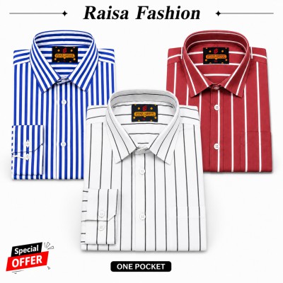 3 Pcs full sleeve check shirt