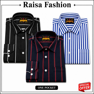3 Pcs full sleeve check shirt