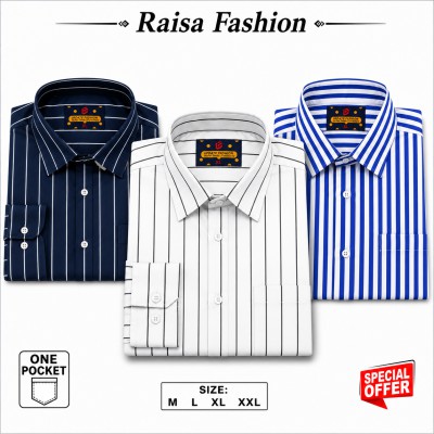 3 Pcs full sleeve check shirt