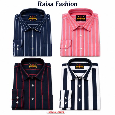 4 pc full sleeve check shirt