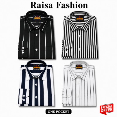 4 pc full sleeve check shirt