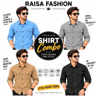 Double Pocket full Sleeve denim shirt