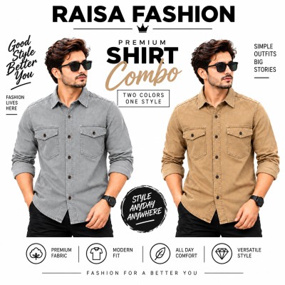 Double Pocket full Sleeve denim shirt