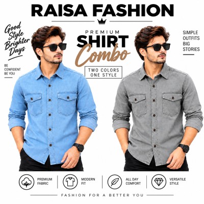 Double Pocket full Sleeve denim shirt